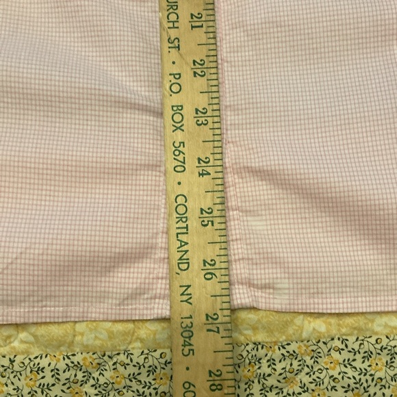 Old Navy women’s plus 2X gingham pink button down shirt ‘06 classic feminine - Picture 8 of 9